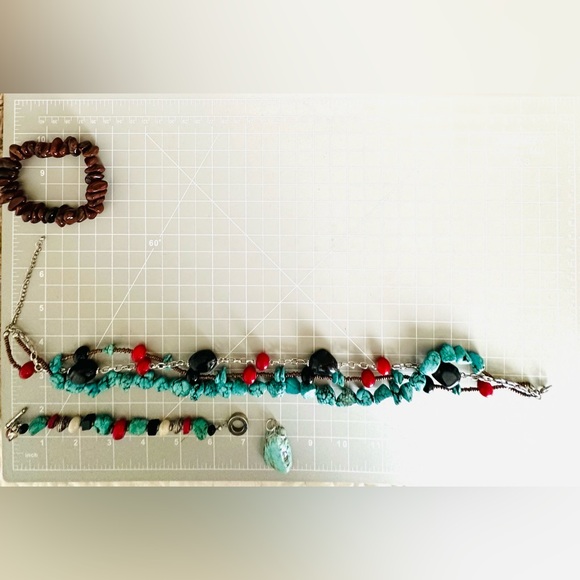 Southwestern Turquoise Jewelry lot - Picture 6 of 17